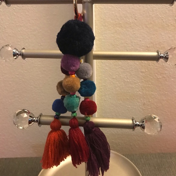 Pom Pom bag or key charm. NWT. - Picture 2 of 3